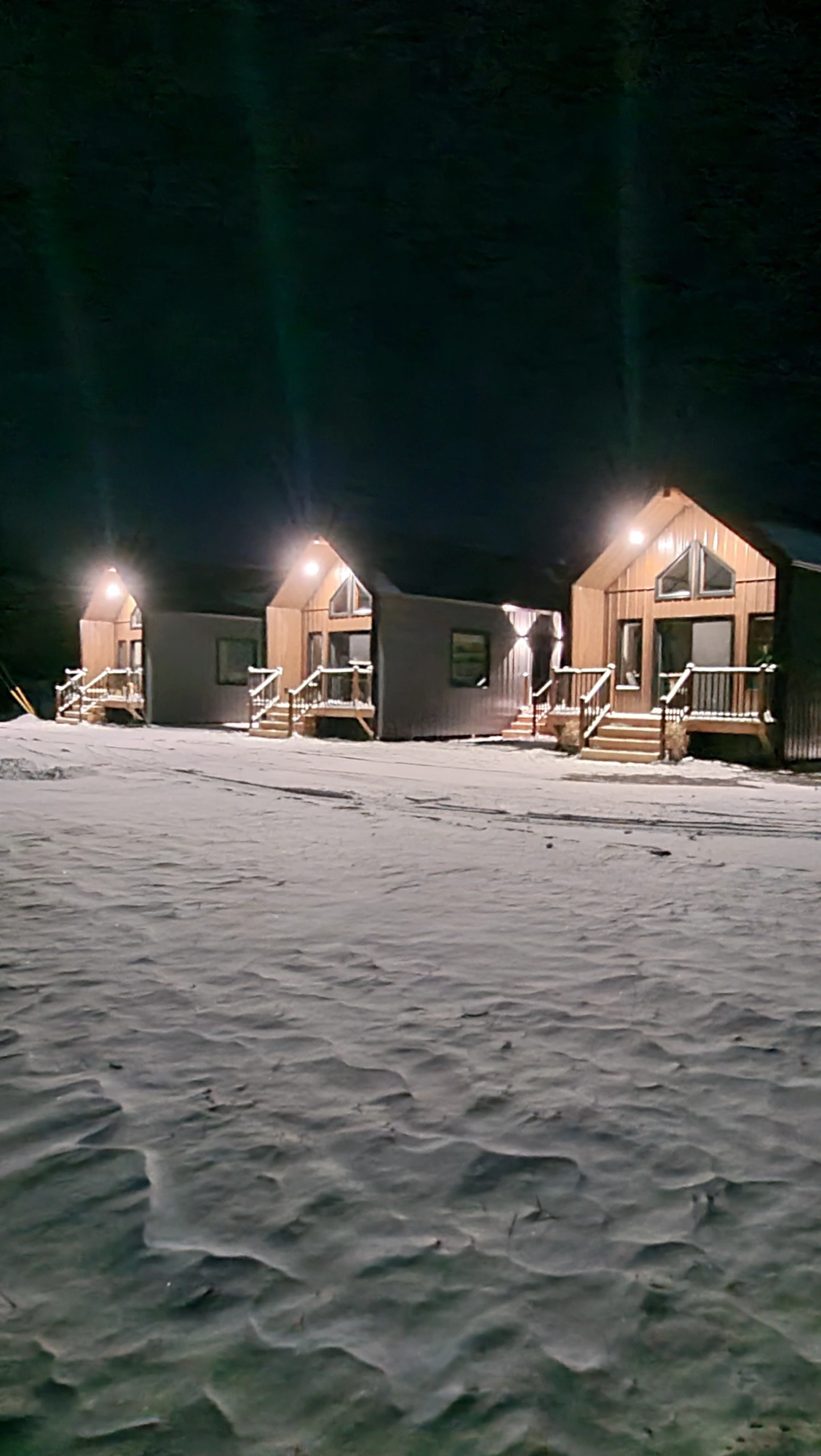 The Spruce night view